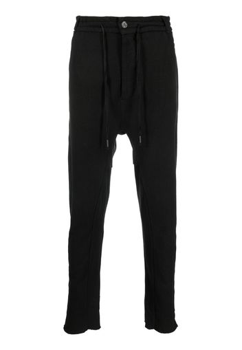 Masnada drop-crotch cotton trousers - Nero