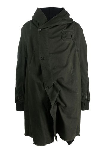 Masnada Cappotto con chiusura decentrata - Verde