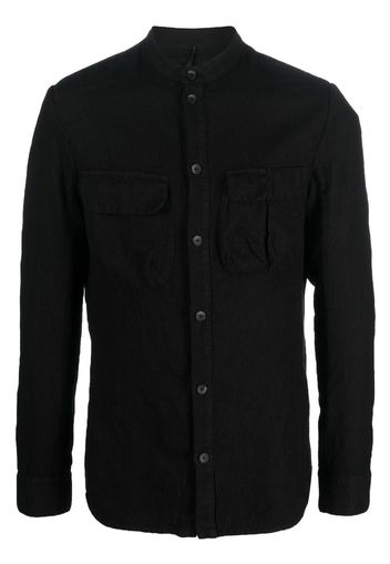 Masnada long-sleeve buttoned shirt - Nero