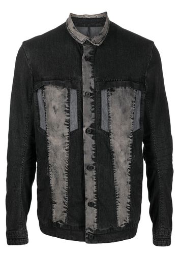 Masnada faded-effect denim jacket - Nero