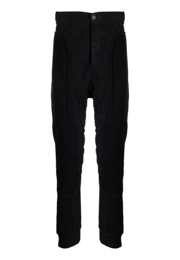 Masnada drop-crotch cotton trousers - Nero