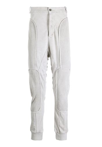 Masnada panelled drop-crotch cotton trousers - Grigio