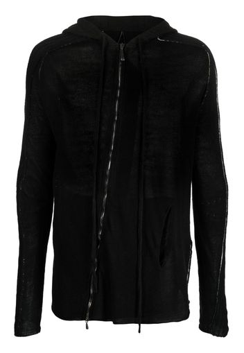 Masnada zip-up hooded jacket - Nero