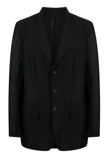 Masnada single-breasted V-neck blazer - Nero