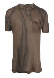 Masnada T-shirt girocollo - Marrone