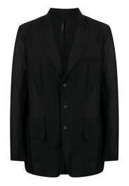 Masnada single-breasted V-neck blazer - Nero