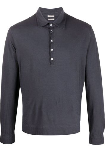 long sleeve polo top