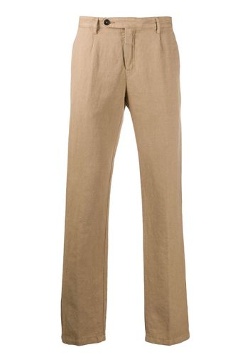 straight leg trousers