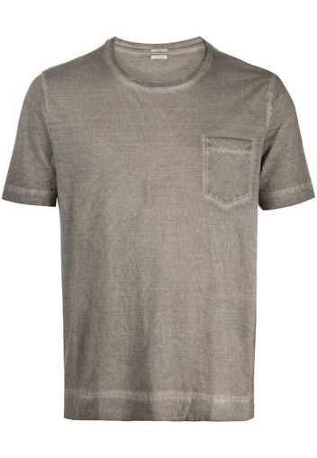 crew neck chest pocket T-shirt