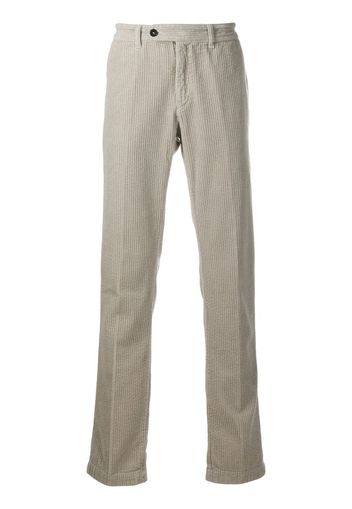 straight leg corduroy trousers