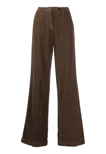 corduroy wide-leg trousers