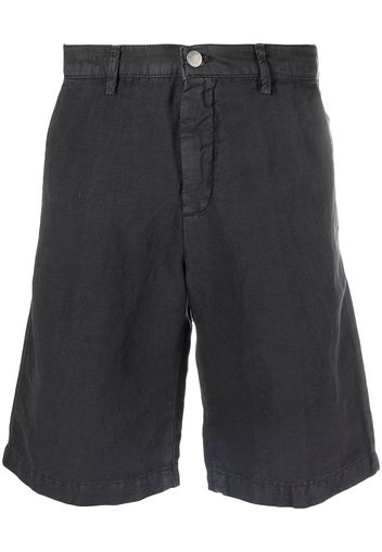 Massimo Alba Vela linen-blend shorts - Nero