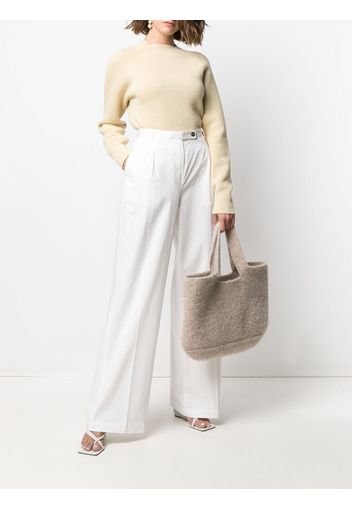 Massimo Alba Kate wide leg trousers - Bianco