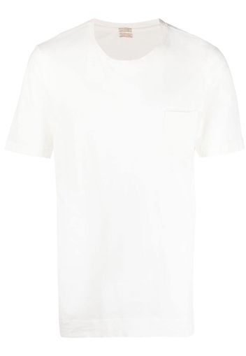 Massimo Alba T-shirt con taschino - Bianco