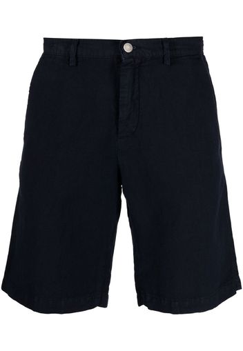 Massimo Alba cotton-linen blend shorts - Blu