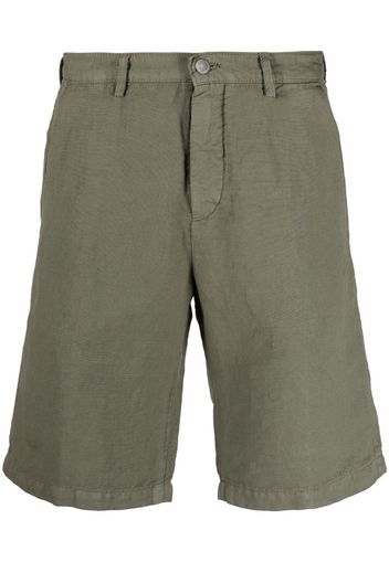 Massimo Alba cotton-linen blend shorts - Verde