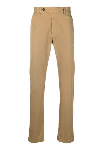 Massimo Alba off-centre button chinos - Toni neutri