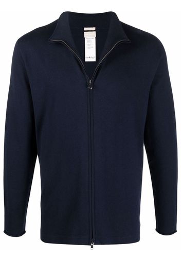 Massimo Alba Cardigan con zip - Blu