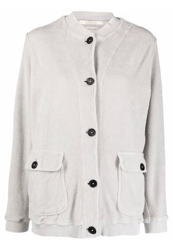 Massimo Alba terry bomber jacket - Grigio