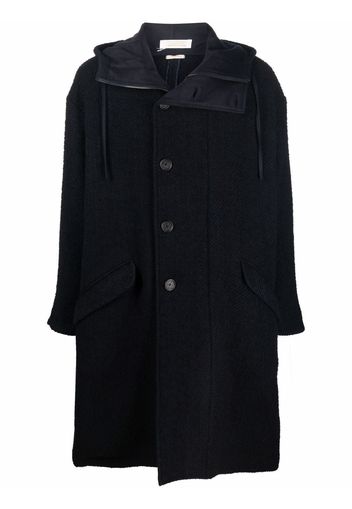 Massimo Alba Giacca con cappuccio oversize - Blu