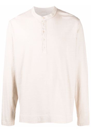 Massimo Alba lightweight button sweatshirt - Toni neutri