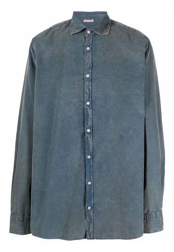 Massimo Alba long-sleeve cotton hoodie - Blu