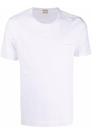 Massimo Alba T-shirt con taschino - Bianco