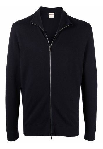 Massimo Alba zipped-up cashmere sweater - Blu