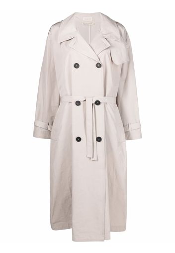 Massimo Alba double-breasted trench coat - Toni neutri