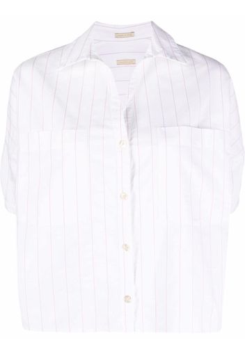 Massimo Alba pinstripe-print shirt - Bianco