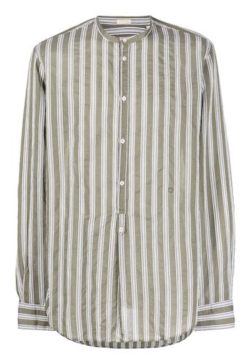 Massimo Alba striped long-sleeved shirt - Verde