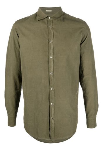 Massimo Alba button-down fitted shirt - Verde