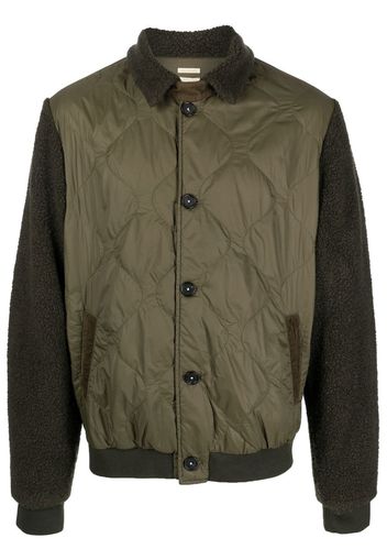 Massimo Alba padded button-up jacket - Verde