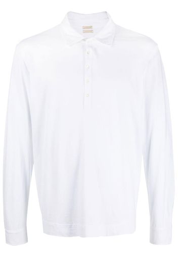 Massimo Alba long-sleeved polo shirt - Bianco