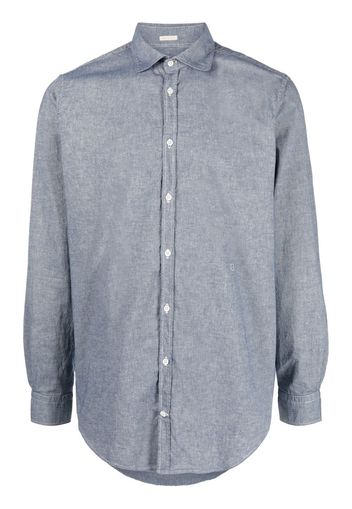 Massimo Alba Canary long-sleeve shirt - Blu