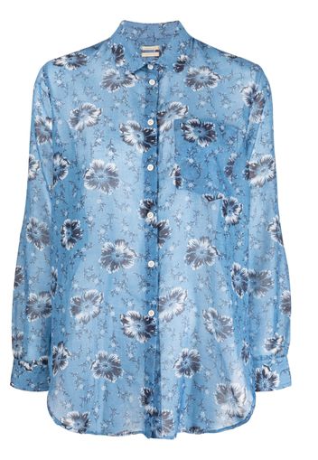 Massimo Alba Uma floral print shirt - Blu