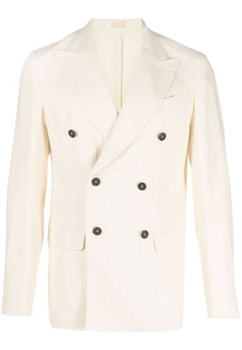 Massimo Alba peak-lapels double-breasted blazer - Bianco