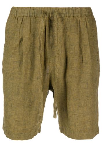 Massimo Alba drawstring linen shorts - Verde