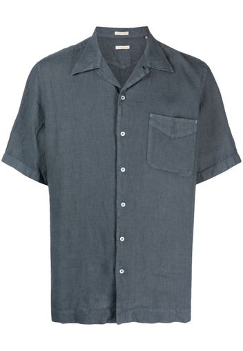 Massimo Alba short-sleeve linen shirt - Grigio