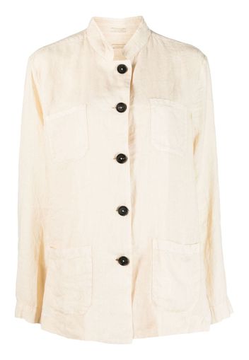 Massimo Alba linen buttoned jacket - Toni neutri