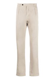 Massimo Alba off-centre button-fastening trousers - Toni neutri