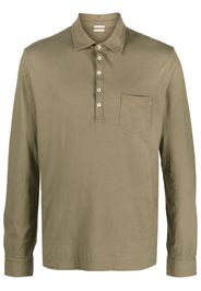 Massimo Alba long-sleeve cotton polo shirt - Verde