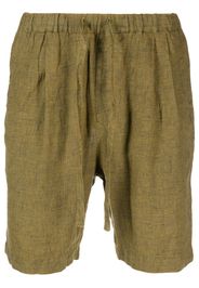 Massimo Alba drawstring linen shorts - Verde