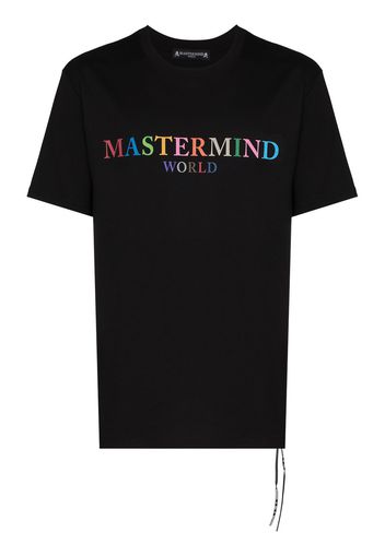 Mastermind Japan multicolour logo short-sleeve T-shirt - Nero