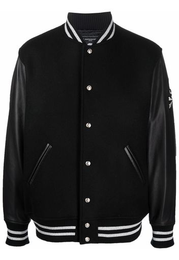 Mastermind Japan logo-print bomber jacket - Nero