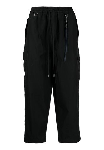 Mastermind Japan cotton-blend cargo trousers - Nero