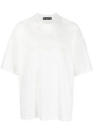 Mastermind Japan logo-print drawstring T-shirt - Bianco