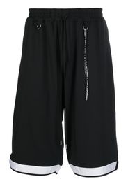 Mastermind Japan Shorts sportivi con logo jacquard - Nero