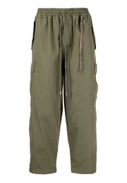 Mastermind Japan cotton-blend cargo trousers - Verde