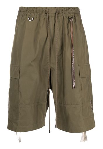 Mastermind World drawstring-waist cargo shorts - Verde